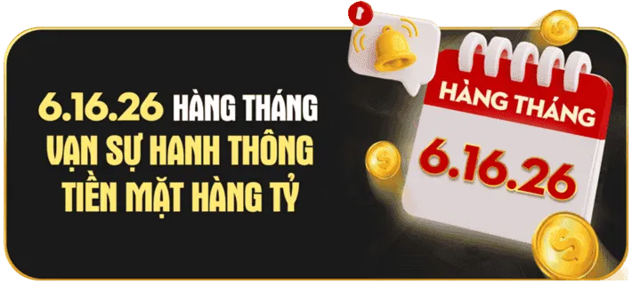 Thưởng sinh nhật và sự kiện đặc biệt Game 789